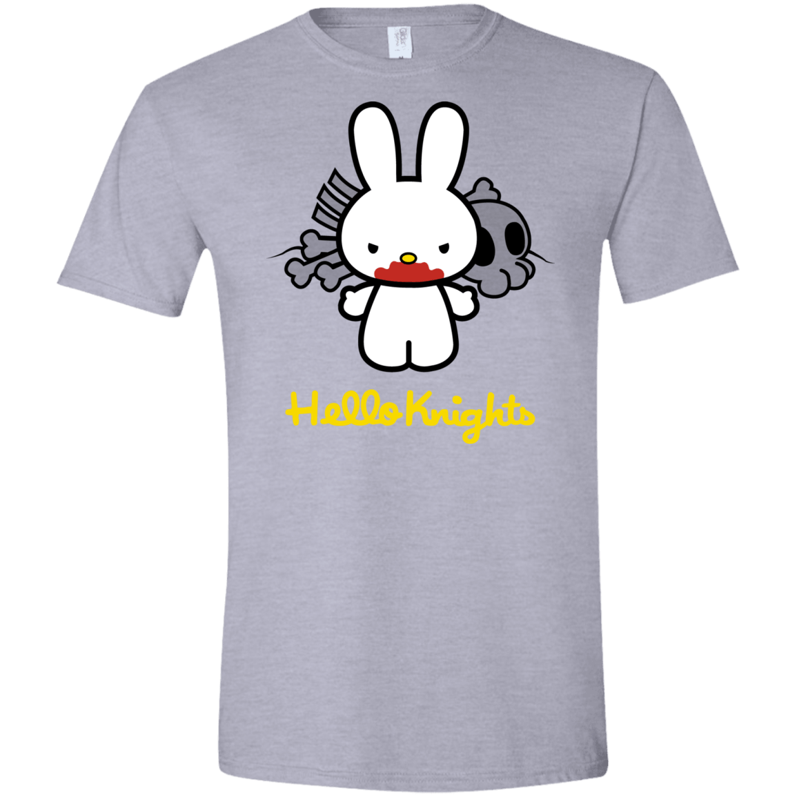 T-Shirts Sport Grey / X-Small Hello Knights Men's Semi-Fitted Softstyle