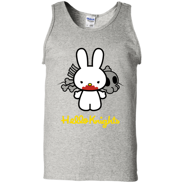 T-Shirts Ash / S Hello Knights Men's Tank Top