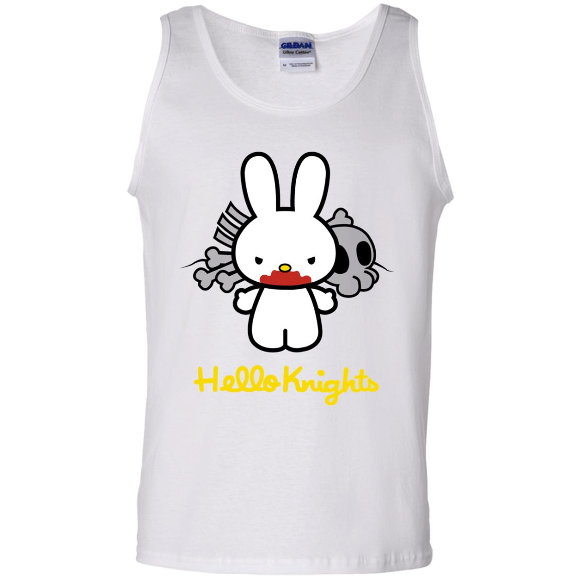 T-Shirts White / S Hello Knights Men's Tank Top