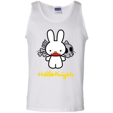 T-Shirts White / S Hello Knights Men's Tank Top
