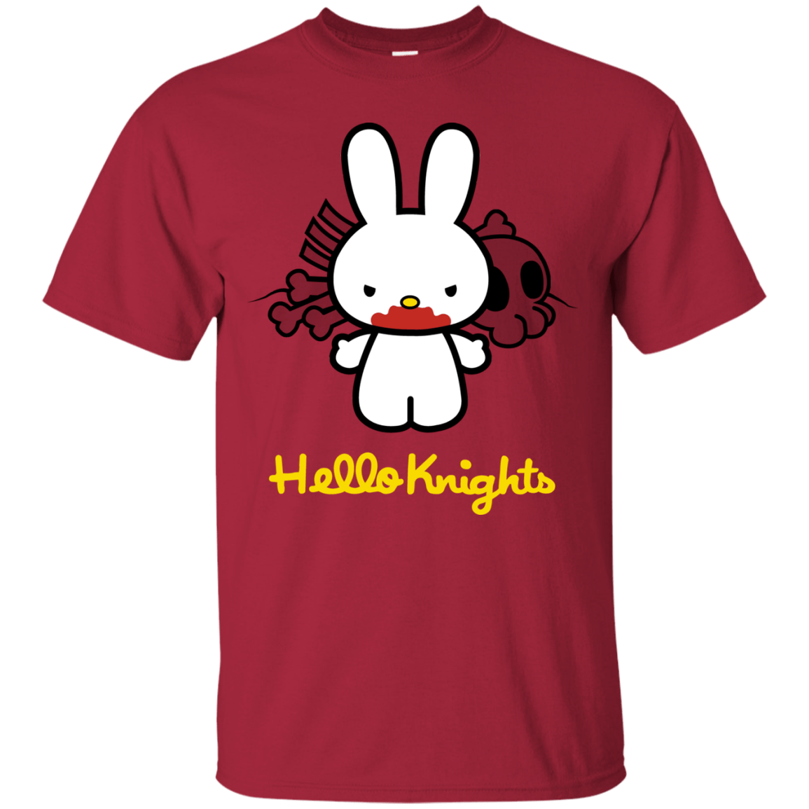 T-Shirts Cardinal / S Hello Knights T-Shirt