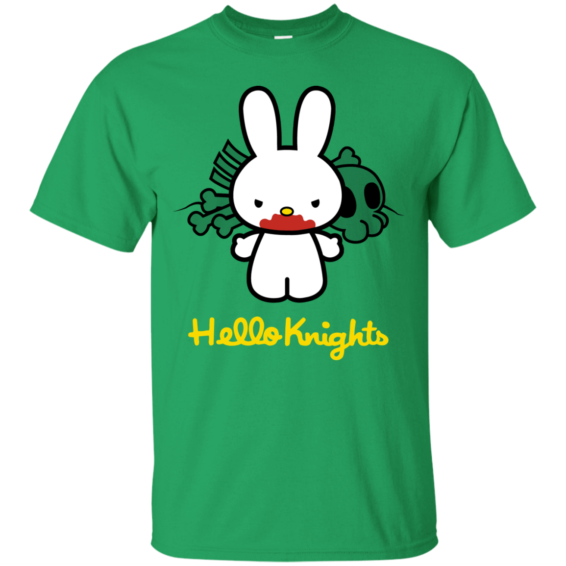 T-Shirts Irish Green / S Hello Knights T-Shirt