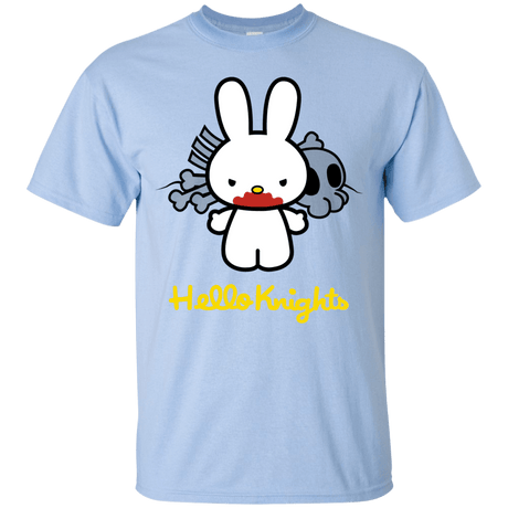 T-Shirts Light Blue / S Hello Knights T-Shirt