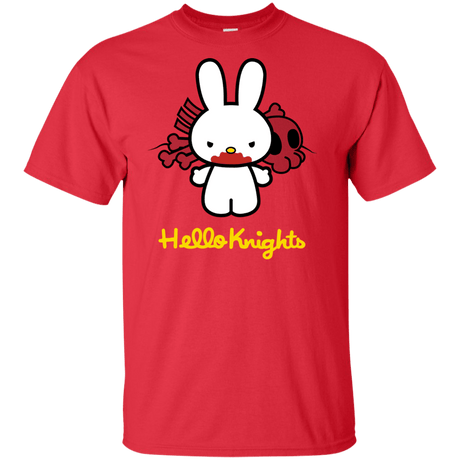 T-Shirts Red / XLT Hello Knights Tall T-Shirt