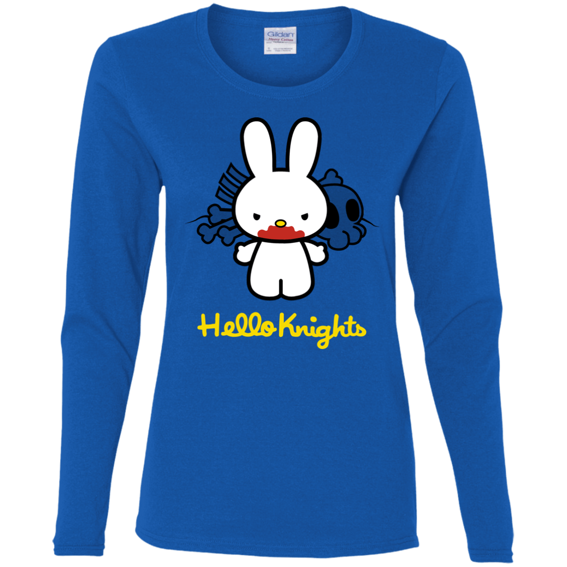 T-Shirts Royal / S Hello Knights Women's Long Sleeve T-Shirt