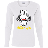 T-Shirts White / S Hello Knights Women's Long Sleeve T-Shirt