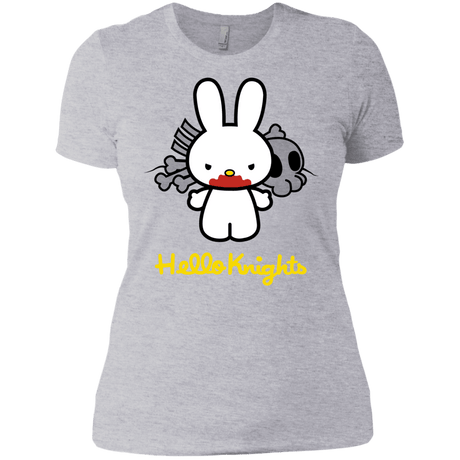 T-Shirts Heather Grey / X-Small Hello Knights Women's Premium T-Shirt