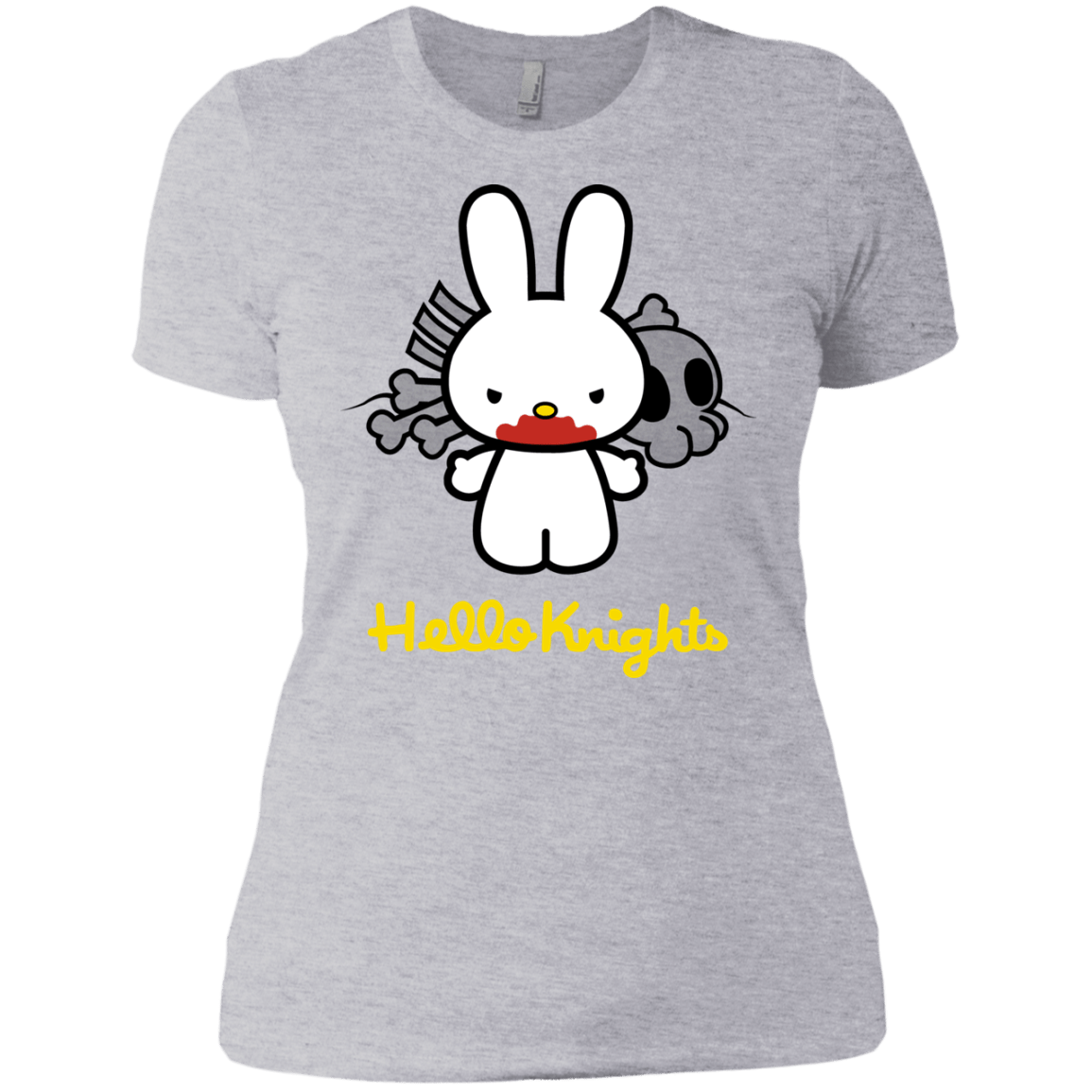 T-Shirts Heather Grey / X-Small Hello Knights Women's Premium T-Shirt