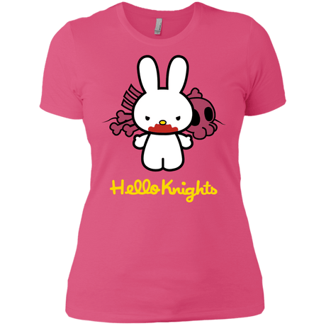 T-Shirts Hot Pink / X-Small Hello Knights Women's Premium T-Shirt