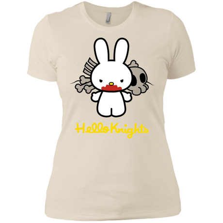 T-Shirts Ivory/ / X-Small Hello Knights Women's Premium T-Shirt