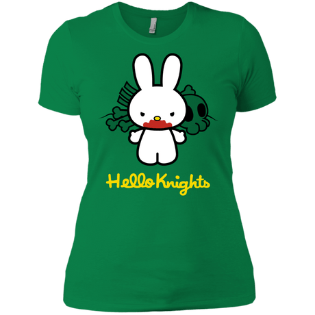 T-Shirts Kelly Green / X-Small Hello Knights Women's Premium T-Shirt