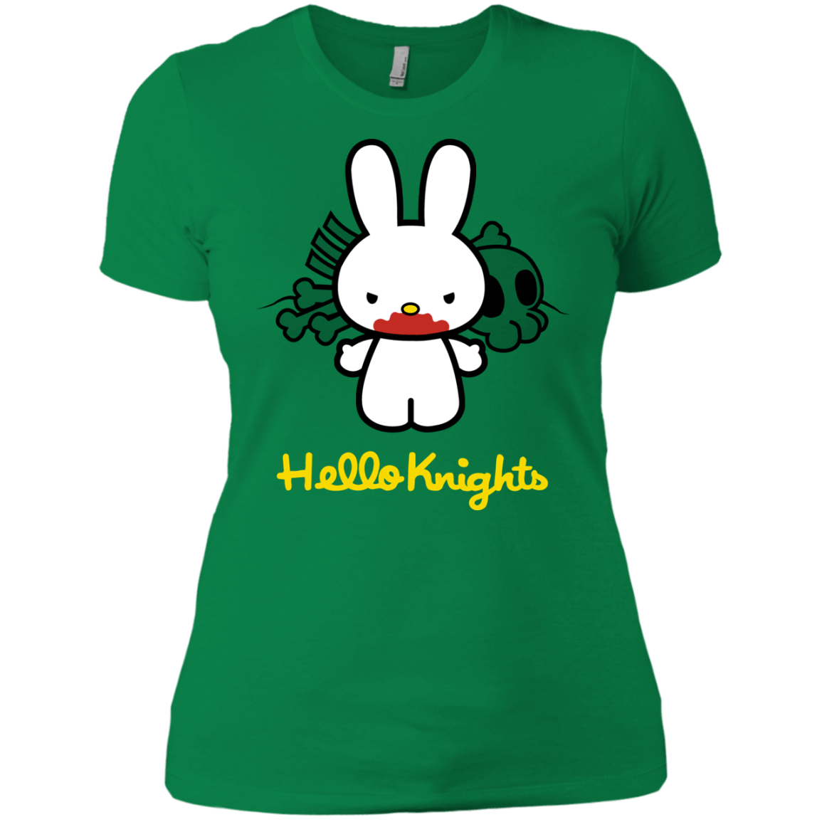 T-Shirts Kelly Green / X-Small Hello Knights Women's Premium T-Shirt