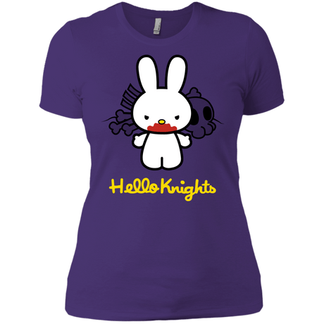 T-Shirts Purple Rush/ / X-Small Hello Knights Women's Premium T-Shirt