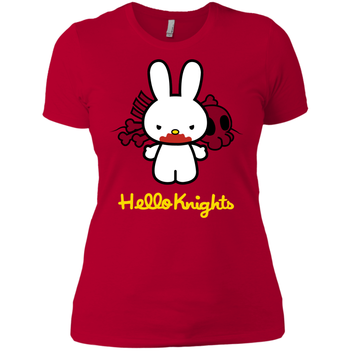 T-Shirts Red / X-Small Hello Knights Women's Premium T-Shirt