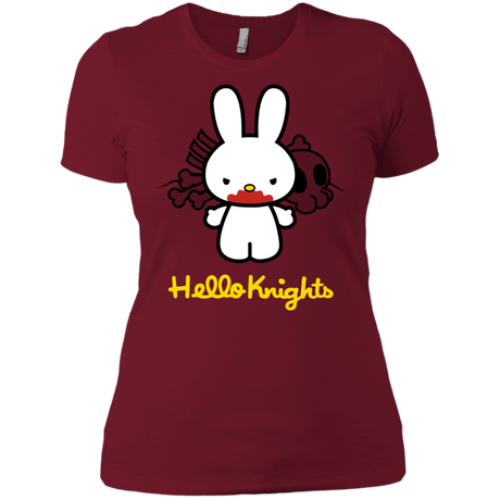 T-Shirts Scarlet / X-Small Hello Knights Women's Premium T-Shirt