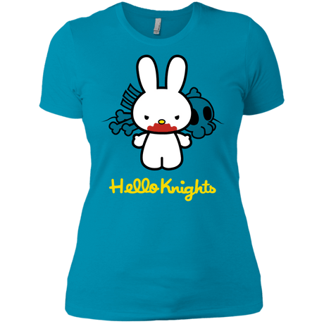 T-Shirts Turquoise / X-Small Hello Knights Women's Premium T-Shirt
