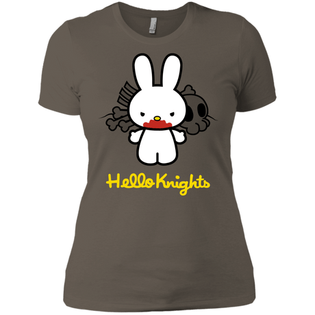 T-Shirts Warm Grey / X-Small Hello Knights Women's Premium T-Shirt