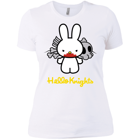 T-Shirts White / X-Small Hello Knights Women's Premium T-Shirt