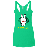 T-Shirts Envy / X-Small Hello Knights Women's Triblend Racerback Tank