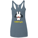 T-Shirts Indigo / X-Small Hello Knights Women's Triblend Racerback Tank