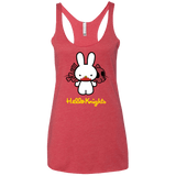 T-Shirts Vintage Red / X-Small Hello Knights Women's Triblend Racerback Tank