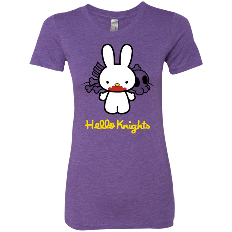 T-Shirts Purple Rush / S Hello Knights Women's Triblend T-Shirt