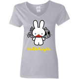 T-Shirts Sport Grey / S Hello Knights Women's V-Neck T-Shirt