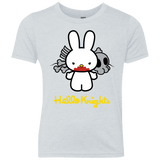 T-Shirts Heather White / YXS Hello Knights Youth Triblend T-Shirt