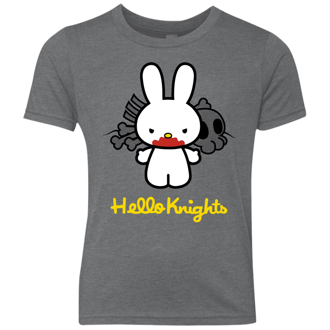 T-Shirts Premium Heather / YXS Hello Knights Youth Triblend T-Shirt