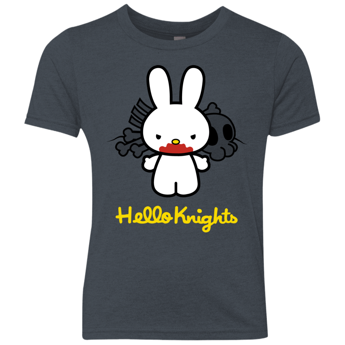 T-Shirts Vintage Navy / YXS Hello Knights Youth Triblend T-Shirt