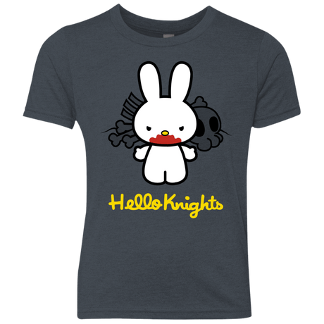 T-Shirts Vintage Navy / YXS Hello Knights Youth Triblend T-Shirt