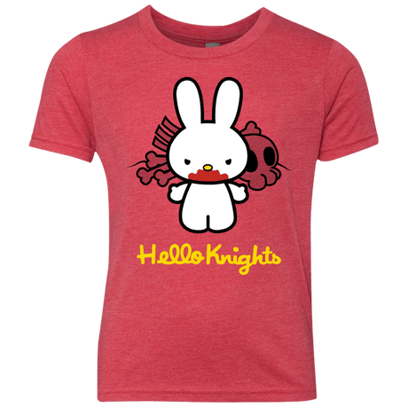 T-Shirts Vintage Red / YXS Hello Knights Youth Triblend T-Shirt