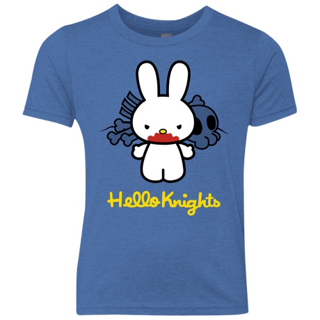 T-Shirts Vintage Royal / YXS Hello Knights Youth Triblend T-Shirt