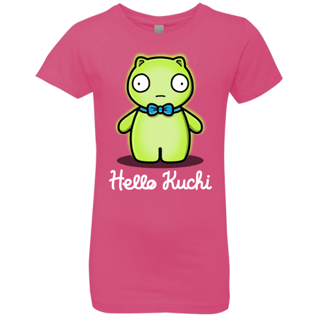 T-Shirts Hot Pink / YXS Hello Kuchi Girls Premium T-Shirt