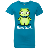 T-Shirts Turquoise / YXS Hello Kuchi Girls Premium T-Shirt
