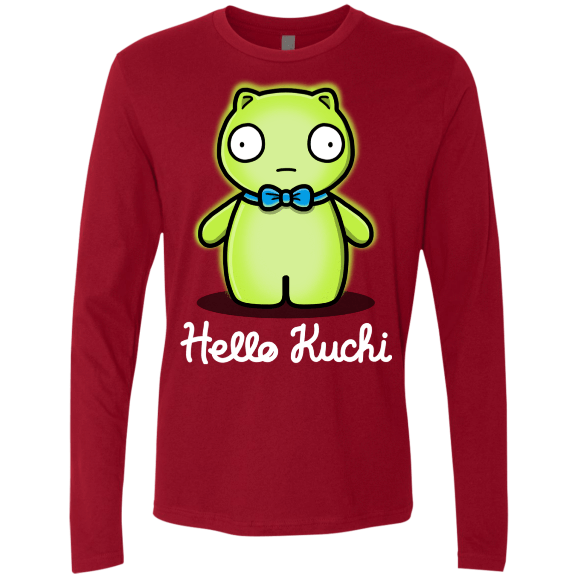 T-Shirts Cardinal / S Hello Kuchi Men's Premium Long Sleeve