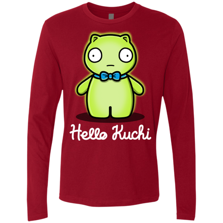 T-Shirts Cardinal / S Hello Kuchi Men's Premium Long Sleeve