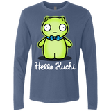 T-Shirts Indigo / S Hello Kuchi Men's Premium Long Sleeve