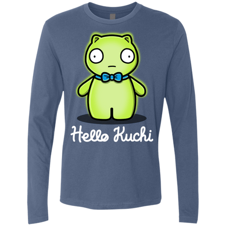 T-Shirts Indigo / S Hello Kuchi Men's Premium Long Sleeve