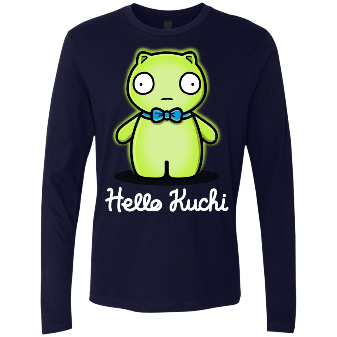 T-Shirts Midnight Navy / S Hello Kuchi Men's Premium Long Sleeve