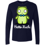 T-Shirts Midnight Navy / S Hello Kuchi Men's Premium Long Sleeve