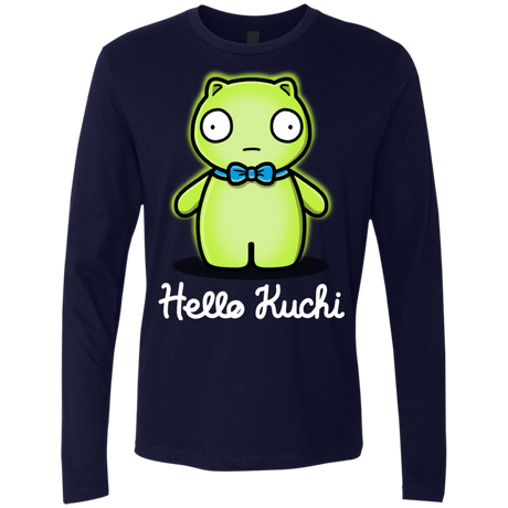 T-Shirts Midnight Navy / S Hello Kuchi Men's Premium Long Sleeve