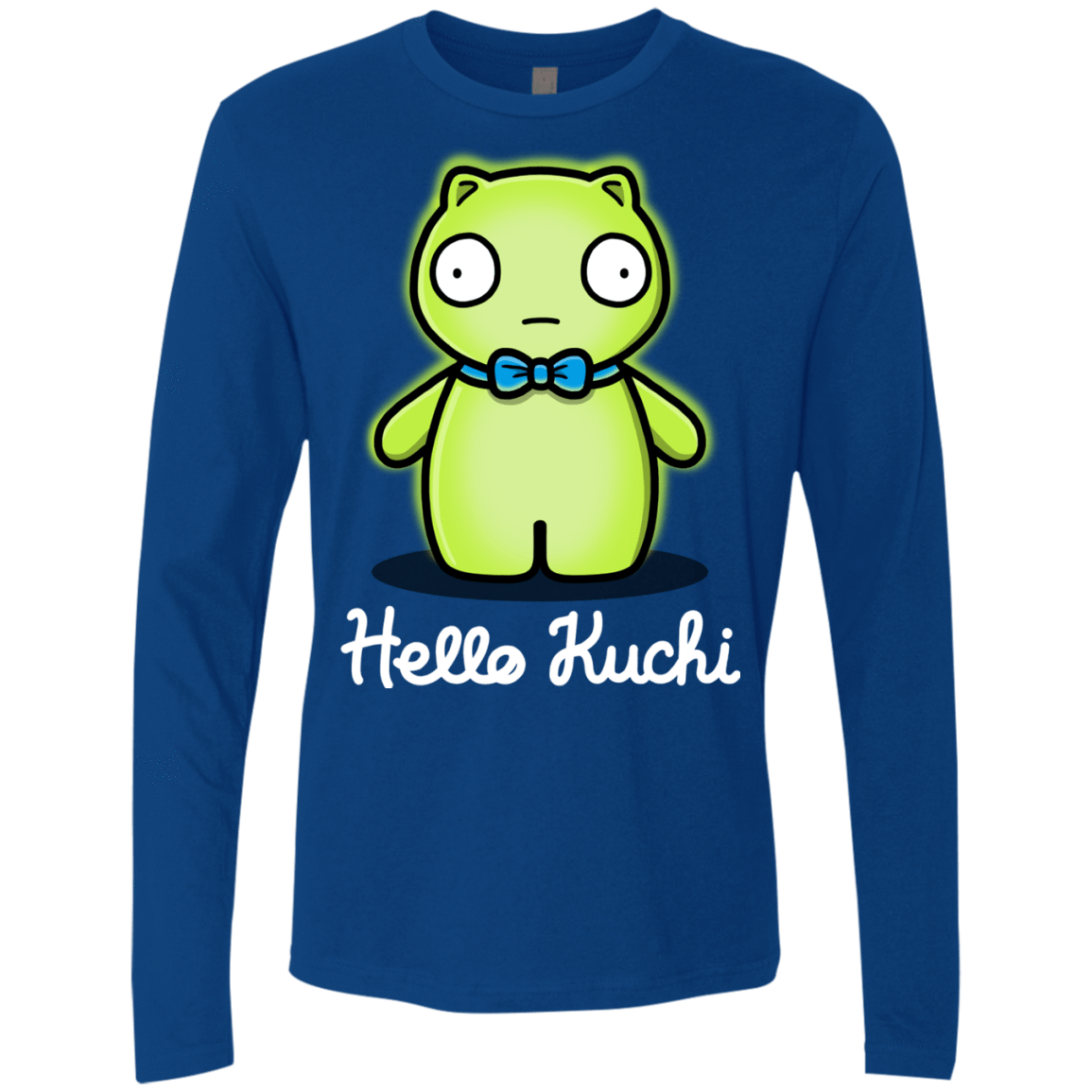 T-Shirts Royal / S Hello Kuchi Men's Premium Long Sleeve
