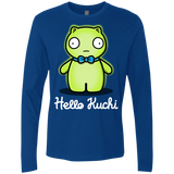 T-Shirts Royal / S Hello Kuchi Men's Premium Long Sleeve