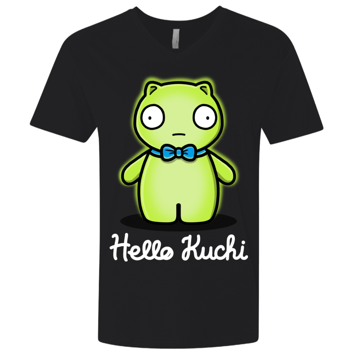 T-Shirts Black / X-Small Hello Kuchi Men's Premium V-Neck