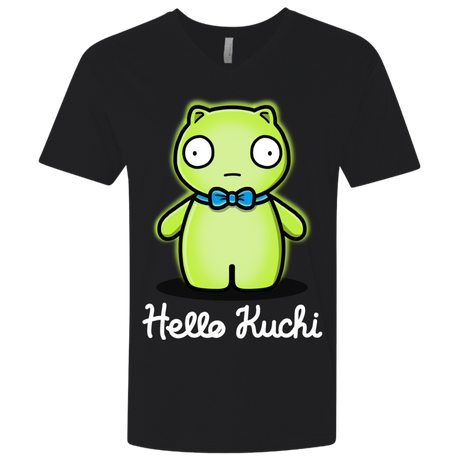 T-Shirts Black / X-Small Hello Kuchi Men's Premium V-Neck