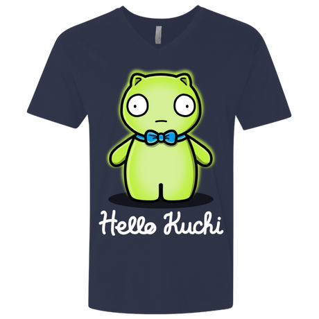 T-Shirts Midnight Navy / X-Small Hello Kuchi Men's Premium V-Neck