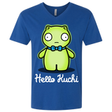 T-Shirts Royal / X-Small Hello Kuchi Men's Premium V-Neck