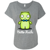 T-Shirts Premium Heather / X-Small Hello Kuchi Triblend Dolman Sleeve