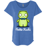 T-Shirts Vintage Royal / X-Small Hello Kuchi Triblend Dolman Sleeve